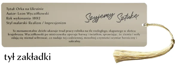 Zakładka do książki Orka na Ukrainie Leon Wyczółkowski