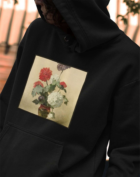 Bluza z naszywką Peonie Anna Bilińska-Bohdanowiczowa