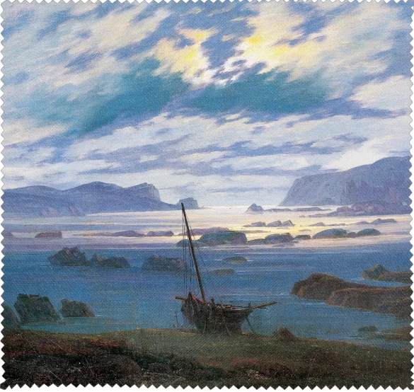 Ściereczka do okularów Morze Północne w świetle księżyca Caspar David Friedrich