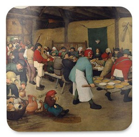 Podkładka pod kubek Chłopskie wesele Pieter Bruegel starszy