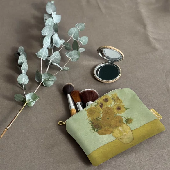 Kosmetyczka mini Martwa natura: wazon z piętnastoma słonecznikami Vincent Van Gogh