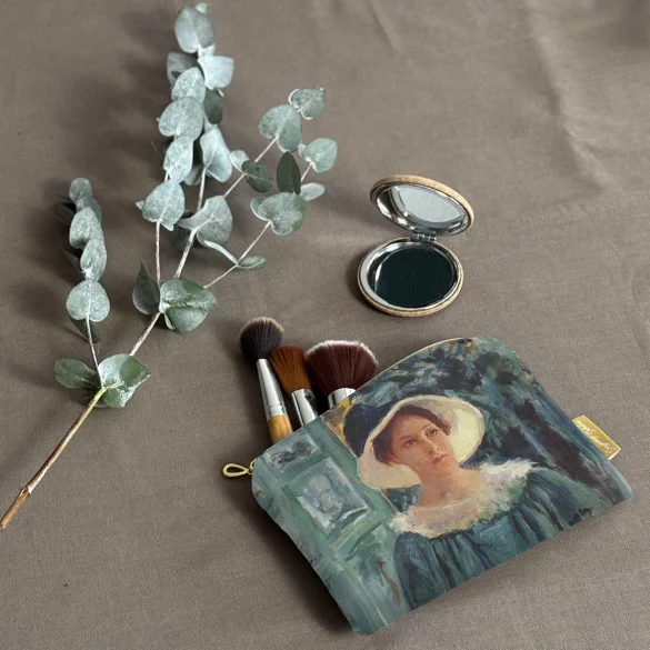 Kosmetyczka mini Młoda kobieta w ogrodzie Mary Cassatt