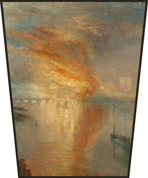 Ekran Pożar Izby Lordów i Izby Gmin William Turner