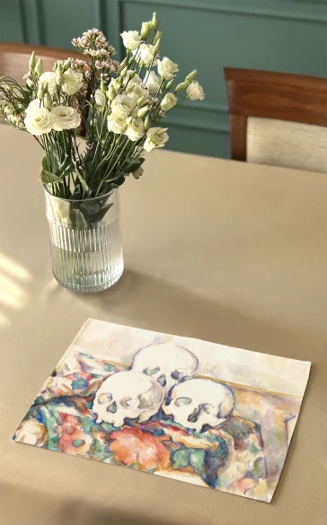 Podkładka na stół Trzy czaszki Paul Cezanne