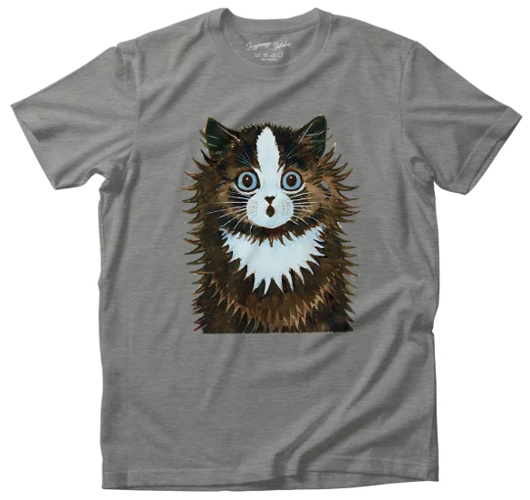 Koszulka Kot w tęczy Louis Wain