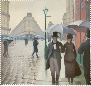 Ściereczka do okularów Paryż. Deszczowy dzień Gustave Caillebotte