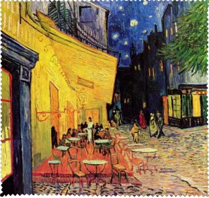 Ściereczka do okularów Taras kawiarni w nocy Vincent Van Gogh