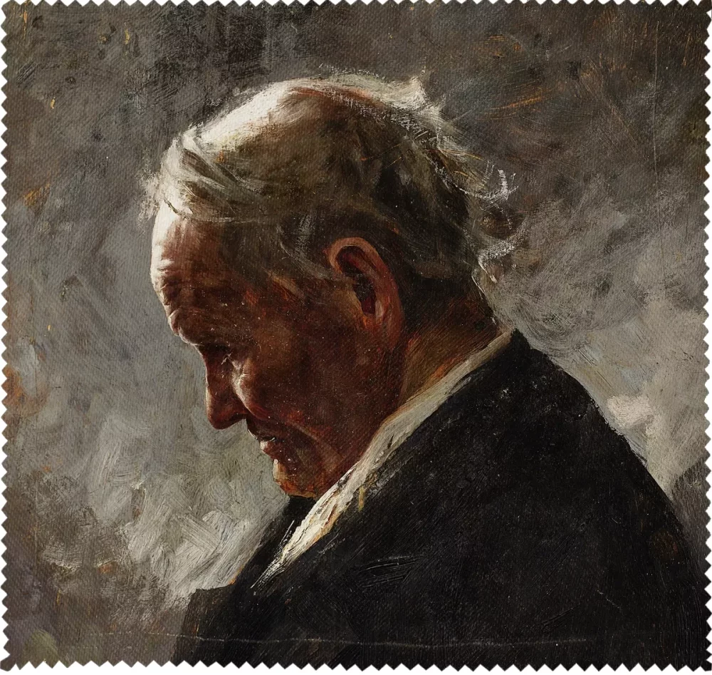 Ściereczka do okularów Profil siwego staruszka Józef Mehoffer