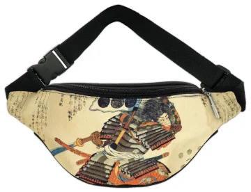 Nerka Samuraj Kiyokazu z naginatą Utagawa Kuniyoshi