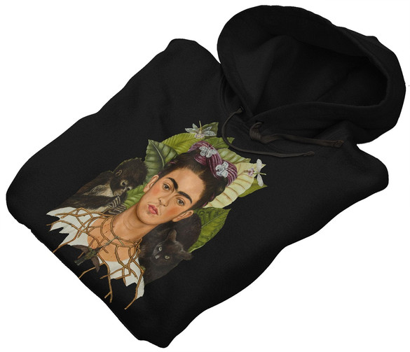 Bluza Autoportret z cierniowym naszyjnikiem i kolibrem Frida Kahlo