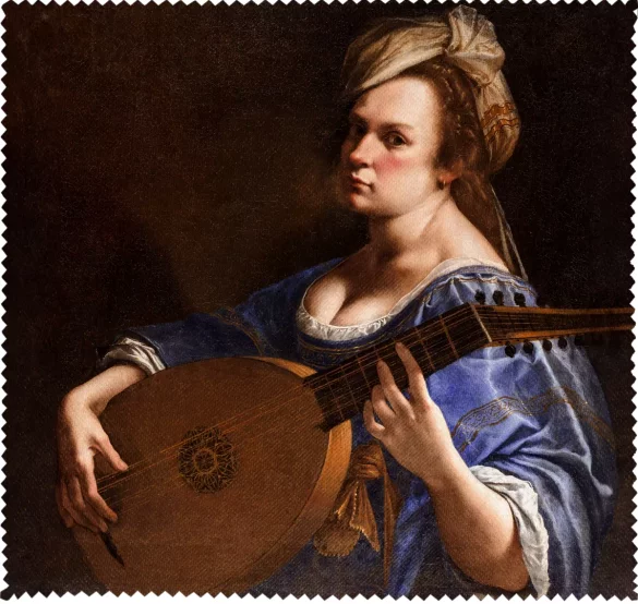 Ściereczka do okularów Autoportret jako lutnistka Artemisia Gentileschi