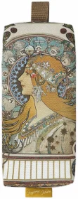 Piórnik szkolny prostokątny Zodiak Alfons Mucha