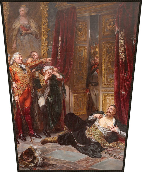 Ekran Rejtan - Upadek Polski Jan Matejko