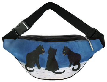 Nerka Czarne koty na śniegu Louis Wain