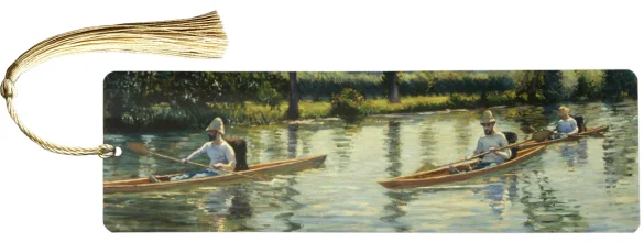 Zakładka do książki Rejs łodzią na rzece Yerres Gustave Caillebotte