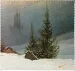 Ściereczka do okularów Pejzaż zimowy Caspar David Friedrich