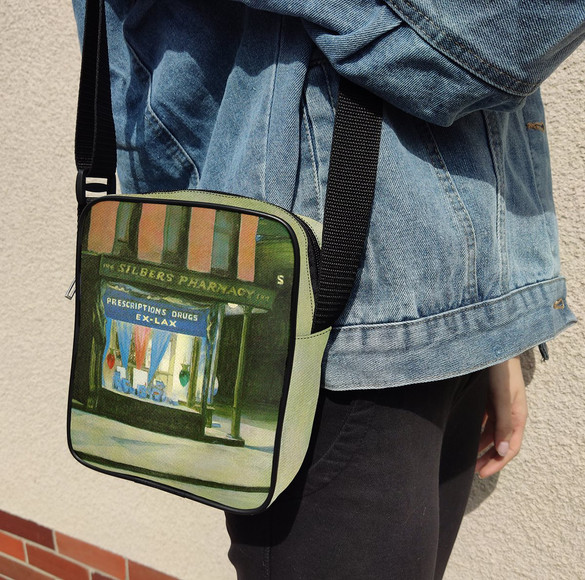 Torba listonoszka Apteka Edward Hopper