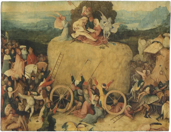 Podkładka na stół Tryptyk woźnicy Hieronim Bosch