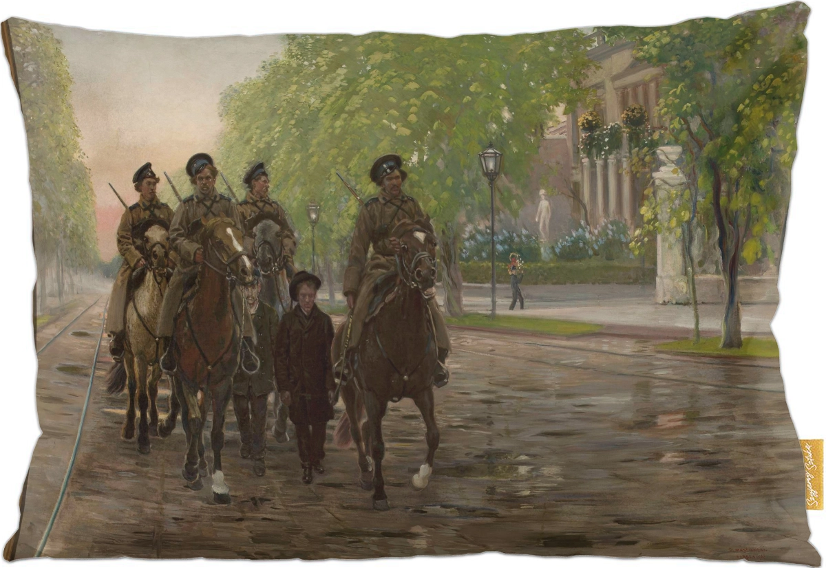 Poduszka dekoracyjna na prezent z obrazem Wiosna 1905 Stanisław Masłowski Szyjemy Sztukę