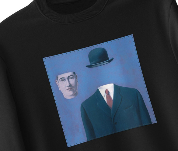 Bluza z naszywką Pielgrzym René Magritte