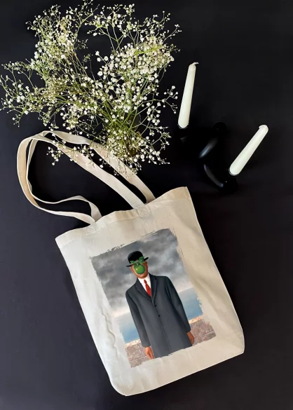 Torba bawełniana Syn człowieczy René Magritte