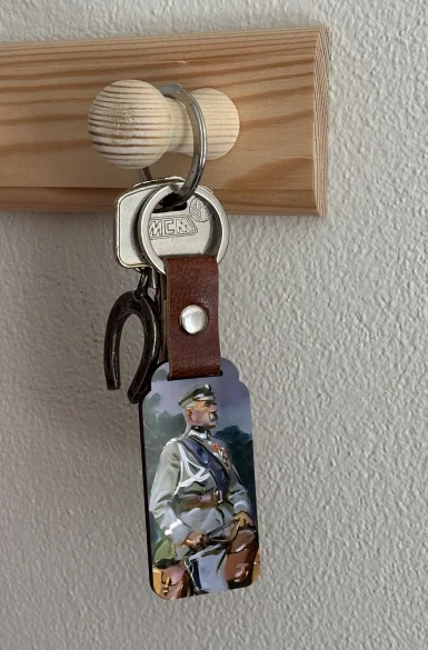Brelok Józef Piłsudski na Kasztance Wojciech Kossak