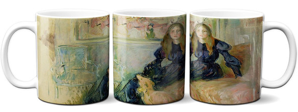 Kubek Julie Manet i jej piesek Laërte Berthe Morisot