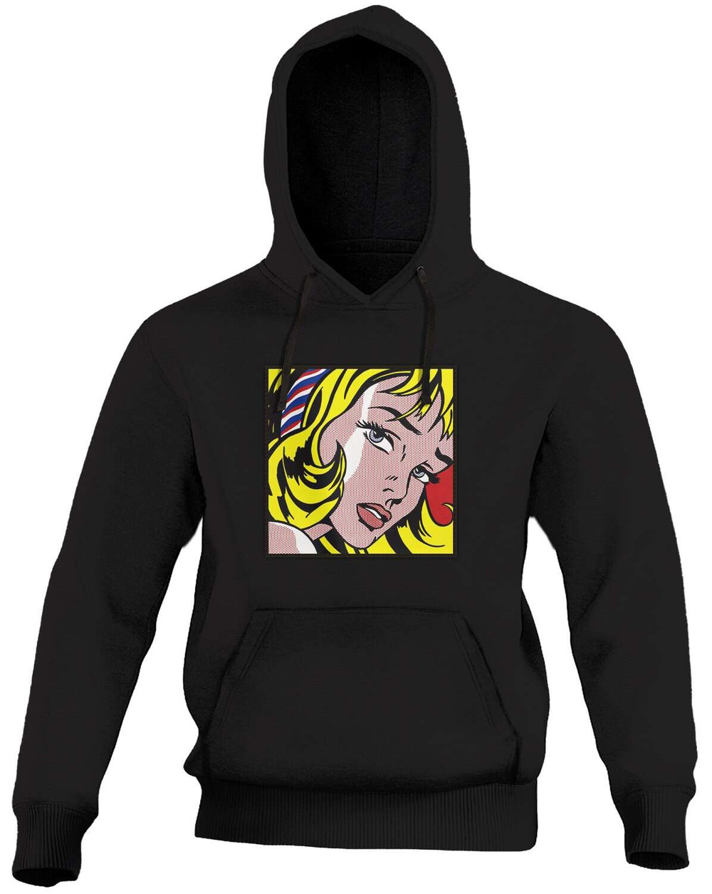 Bluza z naszywką Girl with Hair Ribbon Roy Lichtenstein