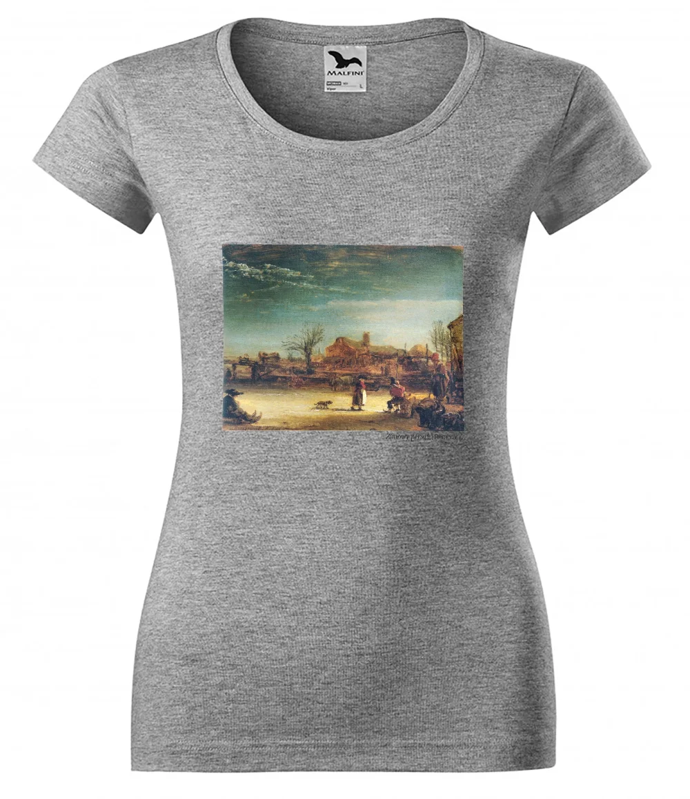 Bluzka damska Zimowy pejzaż Rembrandt