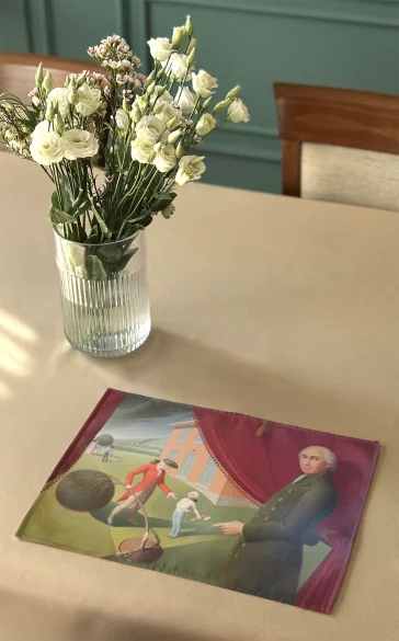 Podkładka na stół Parson Weems' Fable Grant Wood