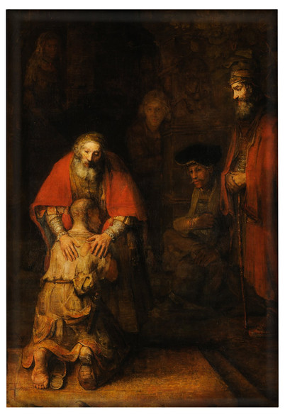 Magnes Powrót syna marnotrawnego Rembrandt