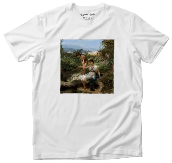 Koszulka z naszywką Rzymska sielanka (Łowienie ryb) Henryk Siemiradzki