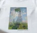 Koszulka z nadrukiem Kobieta z parasolem Claude Monet