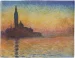 Podkładka na stół San Giorgio maggiore at dusk Claude Monet