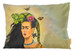 Poduszka Frida z legwanem – portret inspirowany Fridą Kahlo