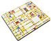 Podkładka Broadway Boogie Woogie Piet Mondrian 36x29cm