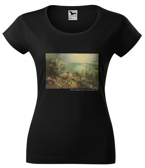 Bluzka damska Pejzaż z upadkiem Ikara Pieter Bruegel starszy