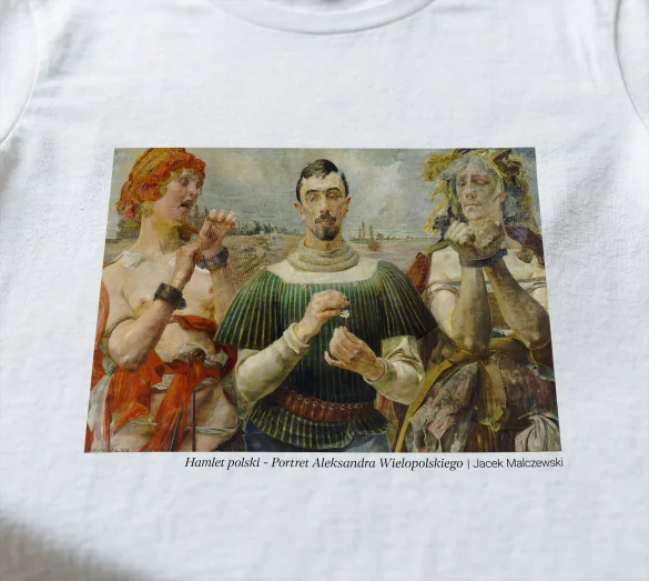 Koszulka z nadrukiem Hamlet polski - Portret Aleksandra Wielopolskiego Jacek Malczewski