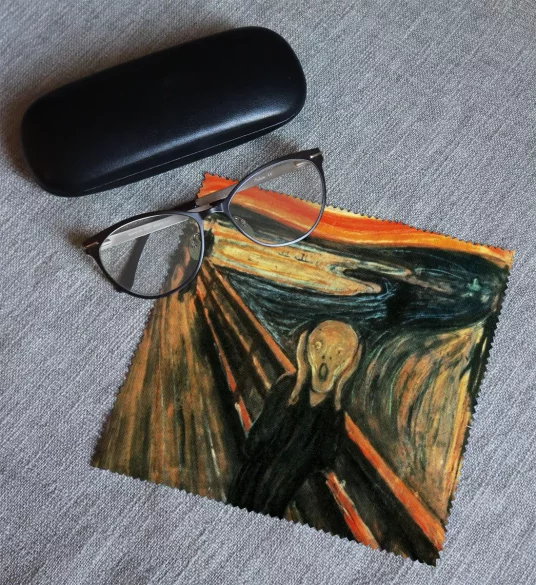 Ściereczka do okularów Krzyk Edvard Munch