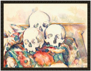 Naszywka Trzy czaszki Paul Cezanne