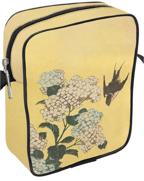 Torba Listonoszka Hortensja i Jaskółka Katsushika Hokusai