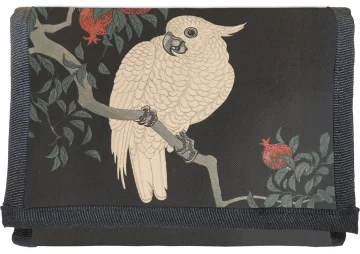 Portfel Biała papuga i granat Ohara Koson