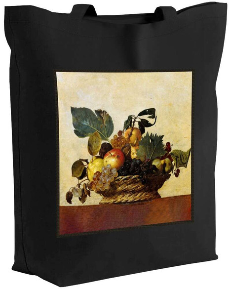 Torba z naszywką Kosz z owocami Caravaggio