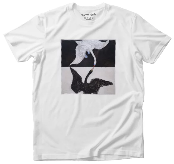 Koszulka z naszywką Łabędź, Nr 1 Hilma af Klint