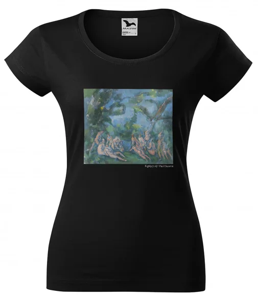 Bluzka damska Kąpiący się Paul Cezanne