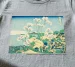 Bluzka damska Wzgórze Goten w Shinagawa nad Tokaido Katsushika Hokusai