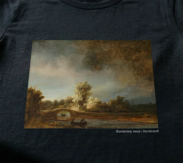Koszulka z nadrukiem Kamienny most Rembrandt