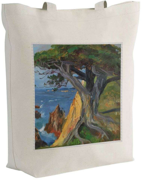 Torba z naszywką Pejzaż z Monterey Wojciech Kossak