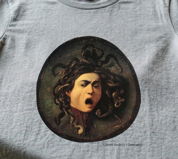 Bluzka damska Głowa meduzy Caravaggio