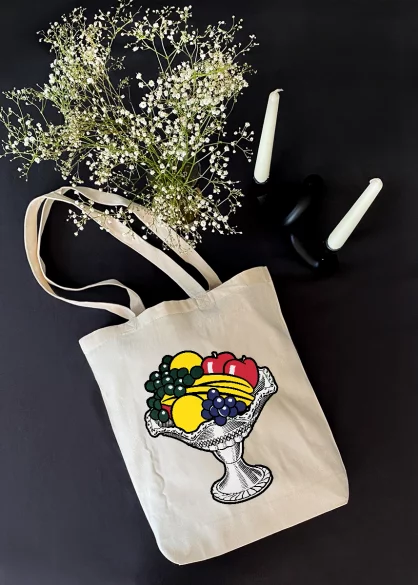 Torba bawełniana Still life with crystal bowl Roy Lichtenstein